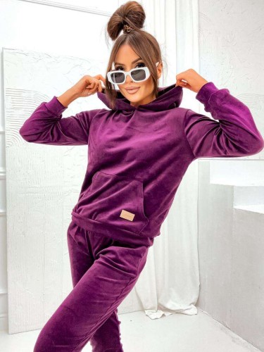 Komplet dresowy welurowy PEPPER biskupi