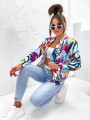 Bluza welurowa HAWAII morski