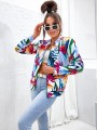Bluza welurowa HAWAII morski
