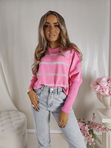 Sweter VARIOUS różowy