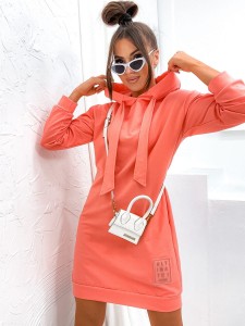 Sukienka bawełniana ULTIMATE brzoskwiniowa