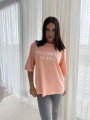 T-shirt DOMINATE – łososiowy BY ME