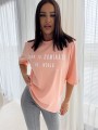 T-shirt DOMINATE – łososiowy BY ME