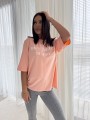 T-shirt DOMINATE – łososiowy BY ME