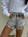 Szorty spodenki JEANS szary By Me 