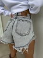 Szorty spodenki JEANS szary By Me 