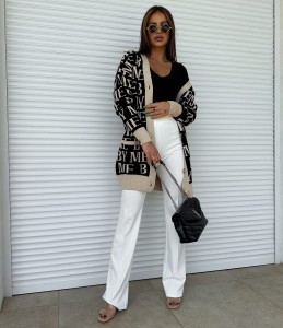 Sweter Kardigan MANEBI czarny BY ME