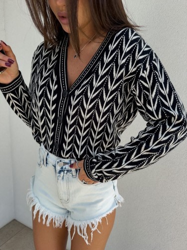 Sweter ABSTRACT czarny BY ME