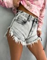 Szorty spodenki JEANS szary By Me 