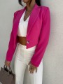 Marynarka żakiet SLIM fuksja BY ME