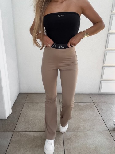 Spodnie ABBA – jasny beż BY ME