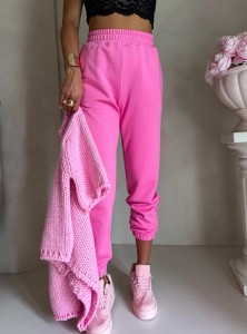 Spodnie dresowe CLASSIC – mocny róż BY ME