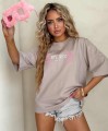 T-shirt MONI – taupe BY ME