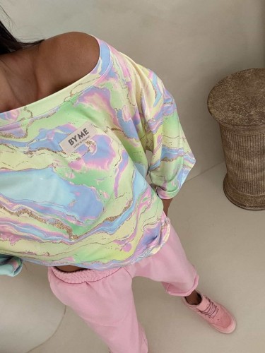 Bluzka MARMARIS print marmurek – zapp BY ME