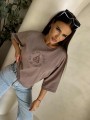 T-shirt NIRVANA – mokka BY ME