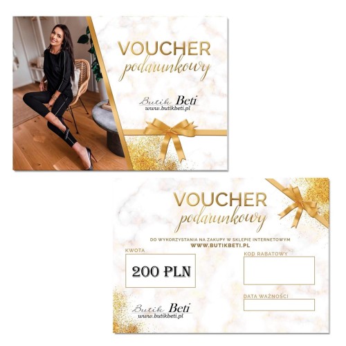 VOUCHER PODARUNKOWY 200 zł 
