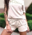Bawełniane spodenki / szorty LUISE beżowe