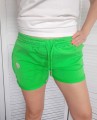 Bawełniane spodenki / szorty LUISE zielone NEON