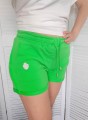 Bawełniane spodenki / szorty LUISE zielone NEON