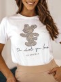 Koszulka T-shirt TEDDY biały