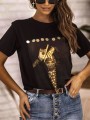 Koszulka T-shirt GODDESS czarny